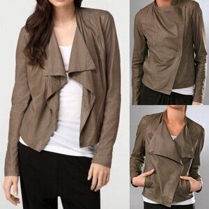 Vince Brown Leather Jacket